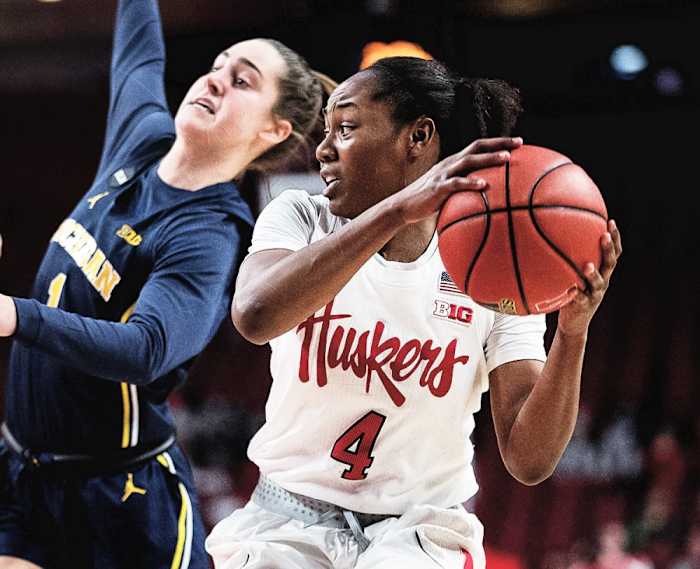 Sam Haiby WBB vs Michigan 2022.01.04
